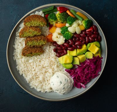 Fried Falafel / Kızarmış Falafel Bowl