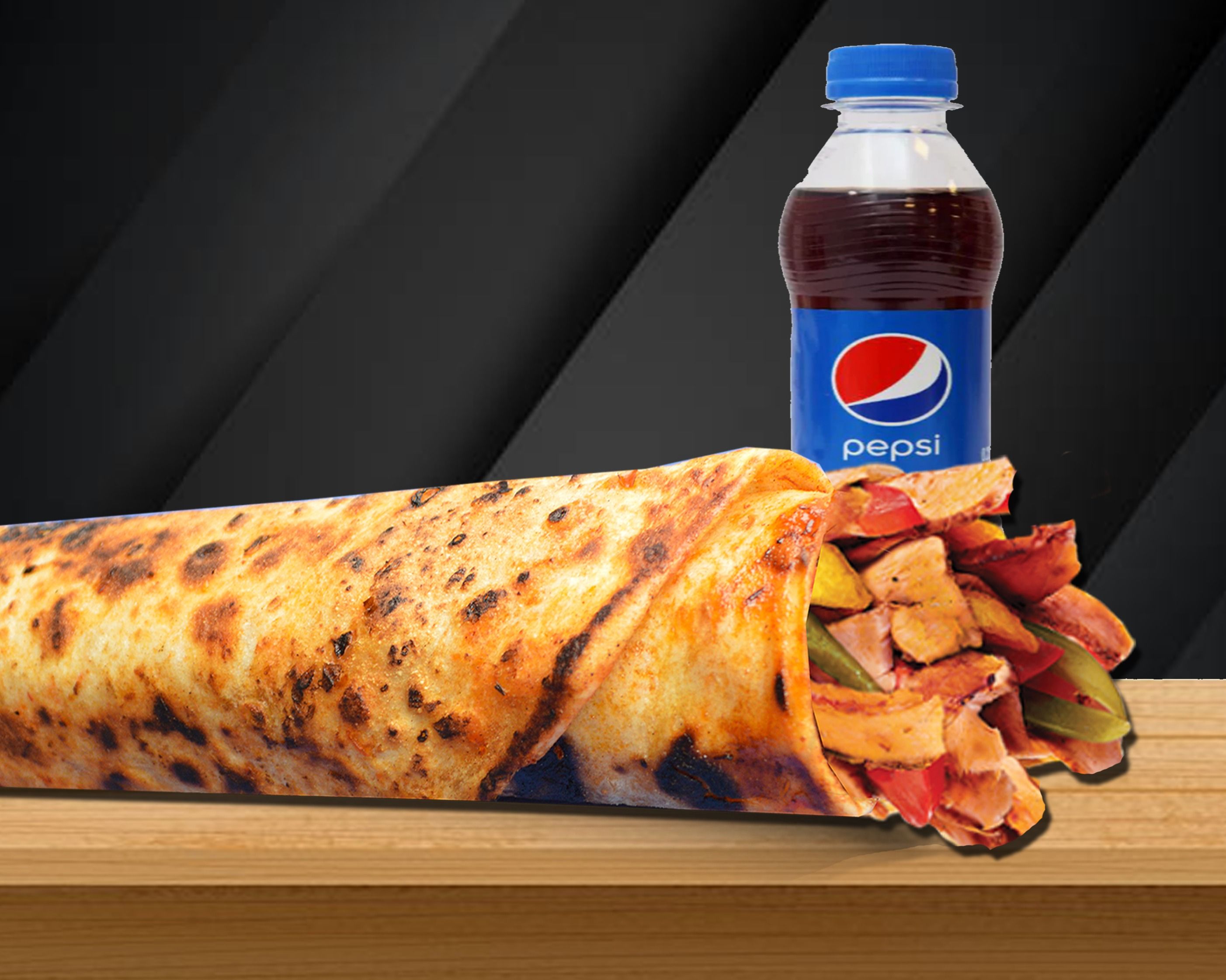 Antalya Avantajlı Bazuka Tavuk Döner Dürüm görseli