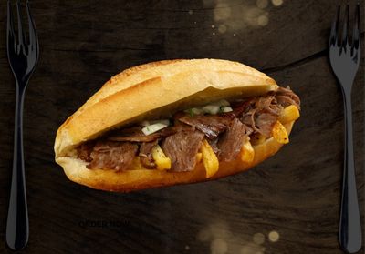 Sandviç Ekmek Arası Yaprak Et Döner