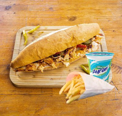 Eti Bol Tam Ekmek Arası Tavuk Döner Menü