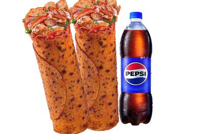 2'li Tavuk Döner Dürüm (Medium) Menü