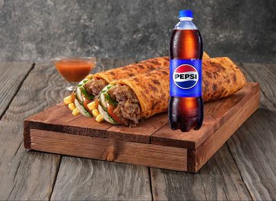 2'li Et Döner Dürüm (Medium) Menü