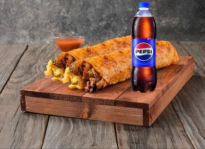 2'li Et Döner Dürüm (Large) Menü