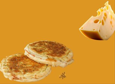 Bazlama Ekmeğine Kaşarlı Tost