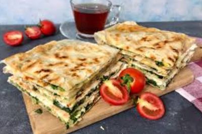 Ispanaklı Kaşarlı Gözleme