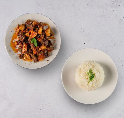 Patatesli Dana Arnavutciğeri & Pirinç Pilavı