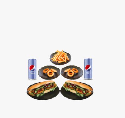 2'li Izgara Tavuk Menü