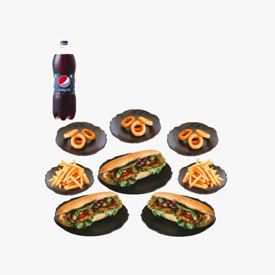 3'lü Izgara Tavuk Menü