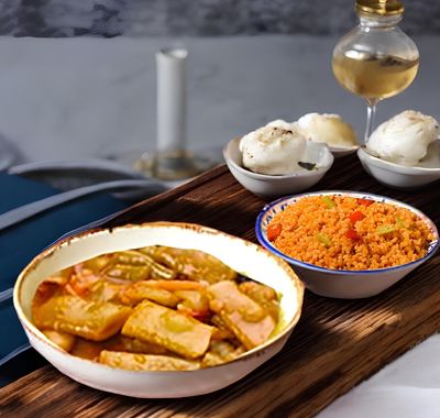 Zümrüt & Kehribar (Taze Fasulye + Bulgur Pilavı)