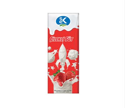 Çilekli Süt (18 cl.)