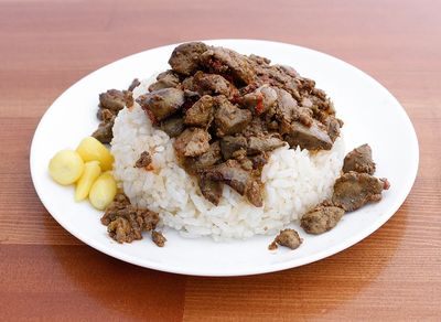 Tavuklu Ciğerli Pilav