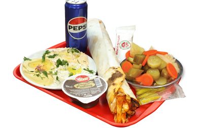 Mega Antakya Usulü Kaşarlı Tavuk Döner Menü (150 gr.)