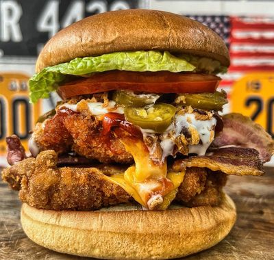 Rey's Texas Chicken Burger