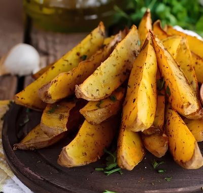 Baharatlı Elma Dilimli Fırın Patates