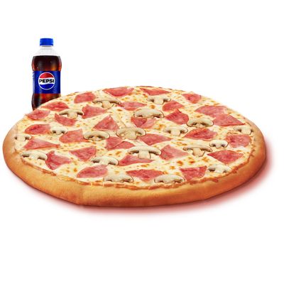 Orta Boy Pizza + İçecek (33 cl.)