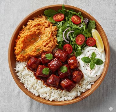 Barbekü Soslu Tavuklu Bowl