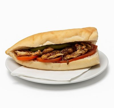 Yarım Ekmek Arası Izgara Tavuk Pirzola