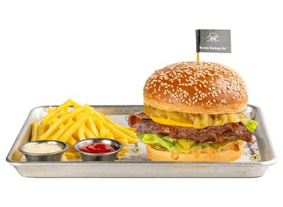Et Döner Burger Köz Patlıcanlı