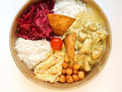 Körili Tavuklu Bowl