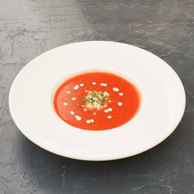 Köz Patlıcanlı Domates Çorbası