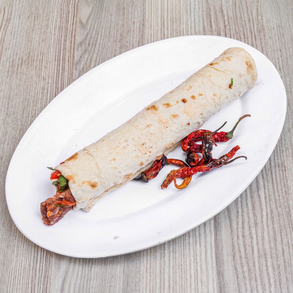Lavaş Kavurmalı Kaşarlı Tost