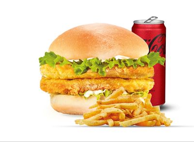 Dublex Tavuk Burger Menü