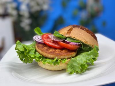 Norveç Somon Burger Menü