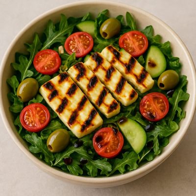 Hellim Peynirli Salata