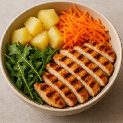 Izgara Tavuk & Patates Bowl