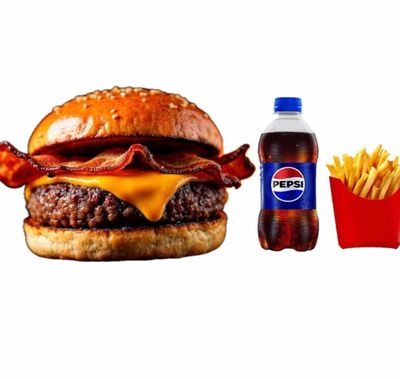 Füme Kaburga Burger Menü