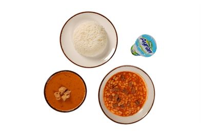 Etli Kuru Fasulye & Pilav + Ayran Menü