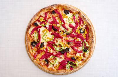 Sosisli Pizza (Büyük Boy)