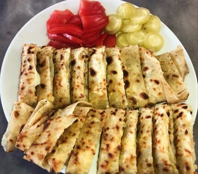 Patlıcanlı Kaşarlı Gözleme