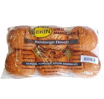 6'lı Hamburger Ekmeği