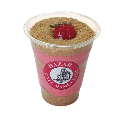 Çilekli Cup Puding
