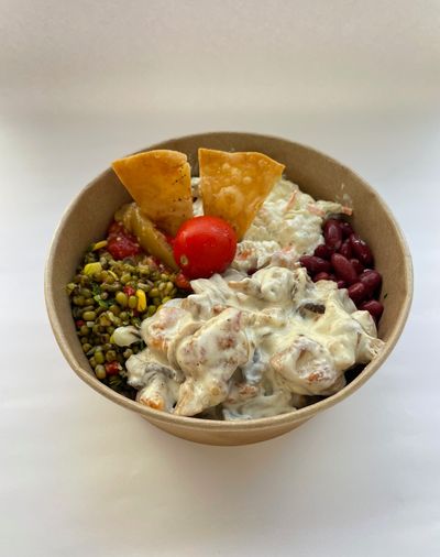 Kremalı Mantarlı Tavuk Bowl