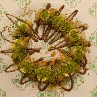 Çikolatalı Simit Katmer Tatlısı