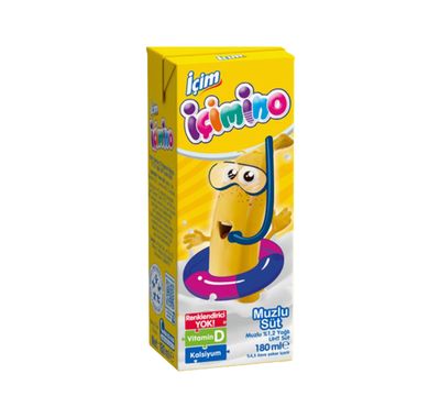 İçim İçimino Muzlu Süt (18 cl.)