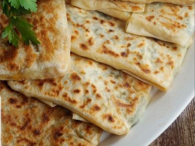 Gözleme Ispanaklı Kaşarlı