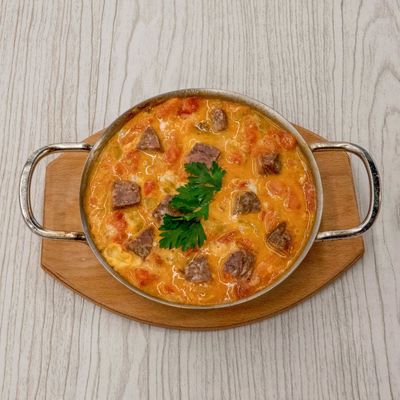 Kavurmalı Kaşarlı Menemen