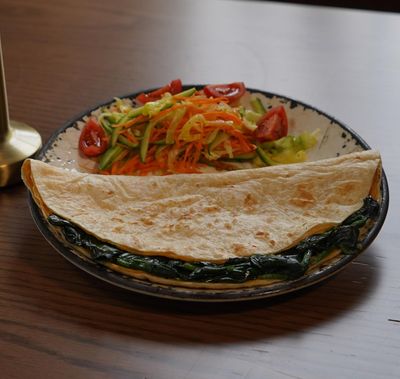 Ispanaklı Omlet 