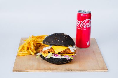 Black Secret Burger Menü