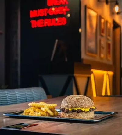 Jr. BBQ Cheeseburger