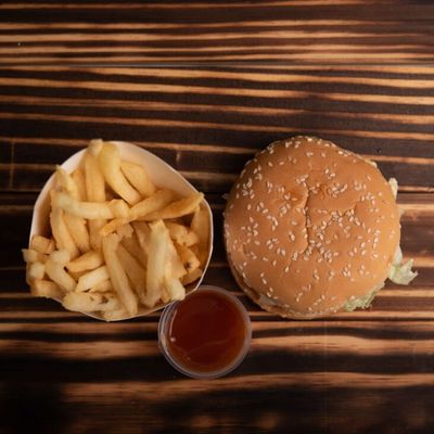 XL Cheddarlı Hamburger Menü