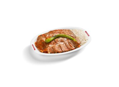 Yoğurtlu Patlıcanlı Tek İskender