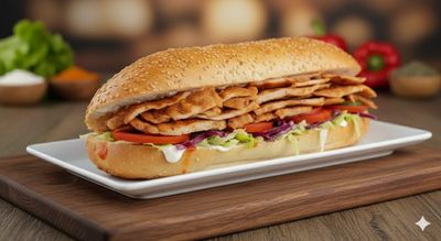 Baget Ekmek Arası Tavuk Döner