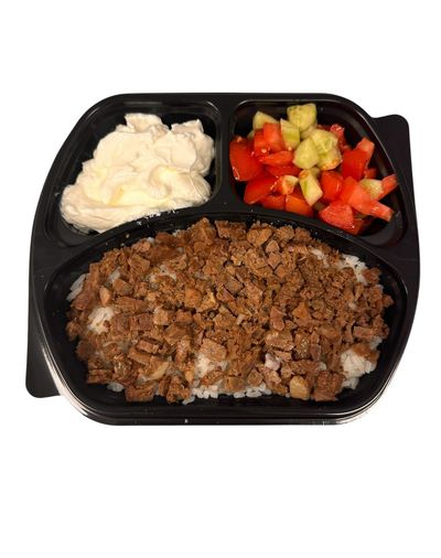 Kavurmalı Pilav & Mevsim Salata