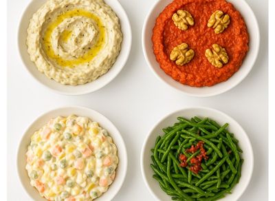 4'lü Meze Tabağı