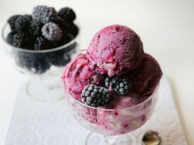 Böğürtlenli Dondurma