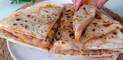 Mantarlı Kaşarlı Gözleme